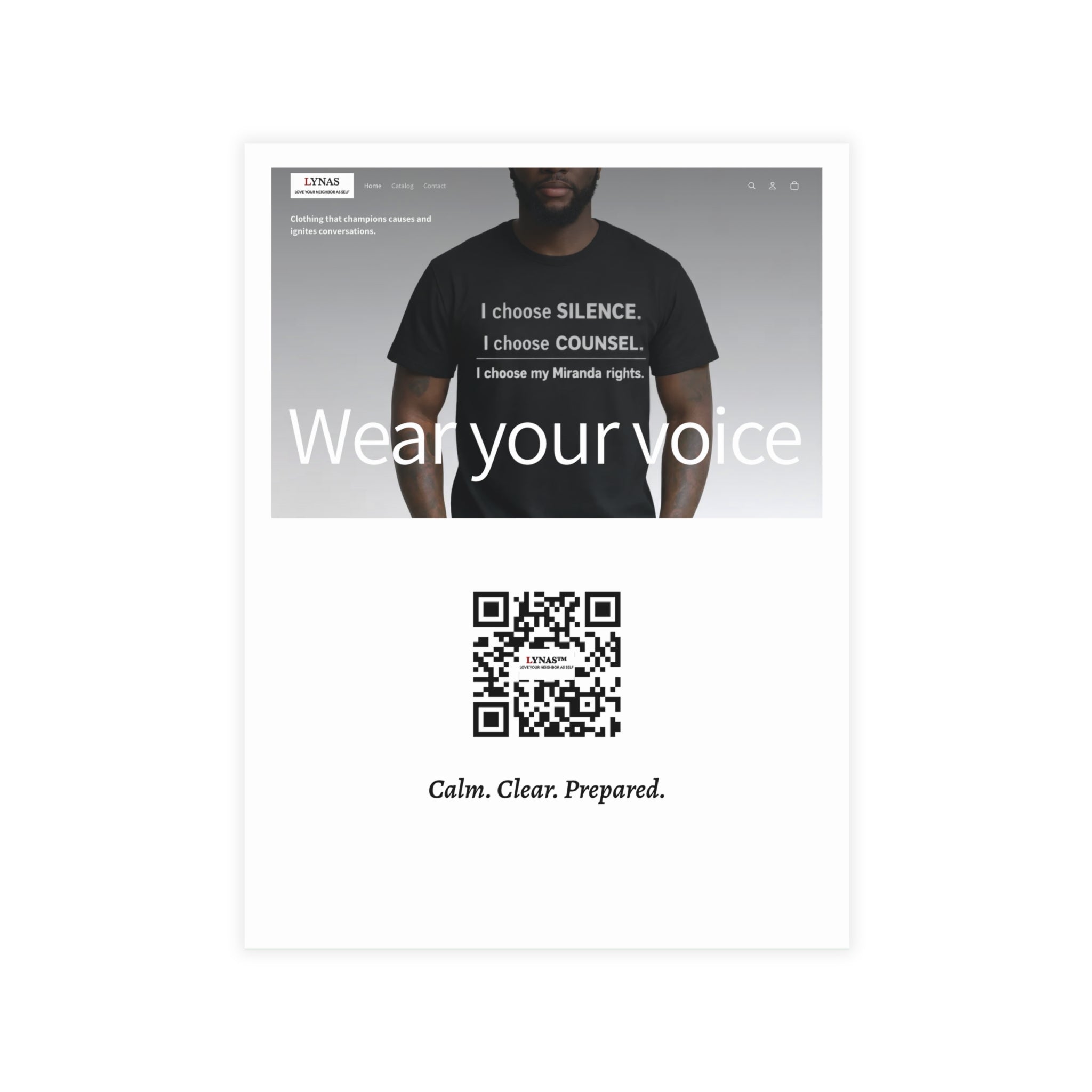 Know Your Rights Cards (4.62" x 6.25") – 60-Second Legal Guide