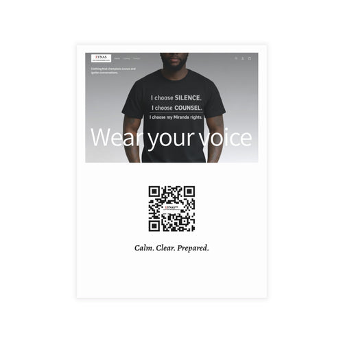 Know Your Rights Cards (4.62" x 6.25") – 60-Second Legal Guide