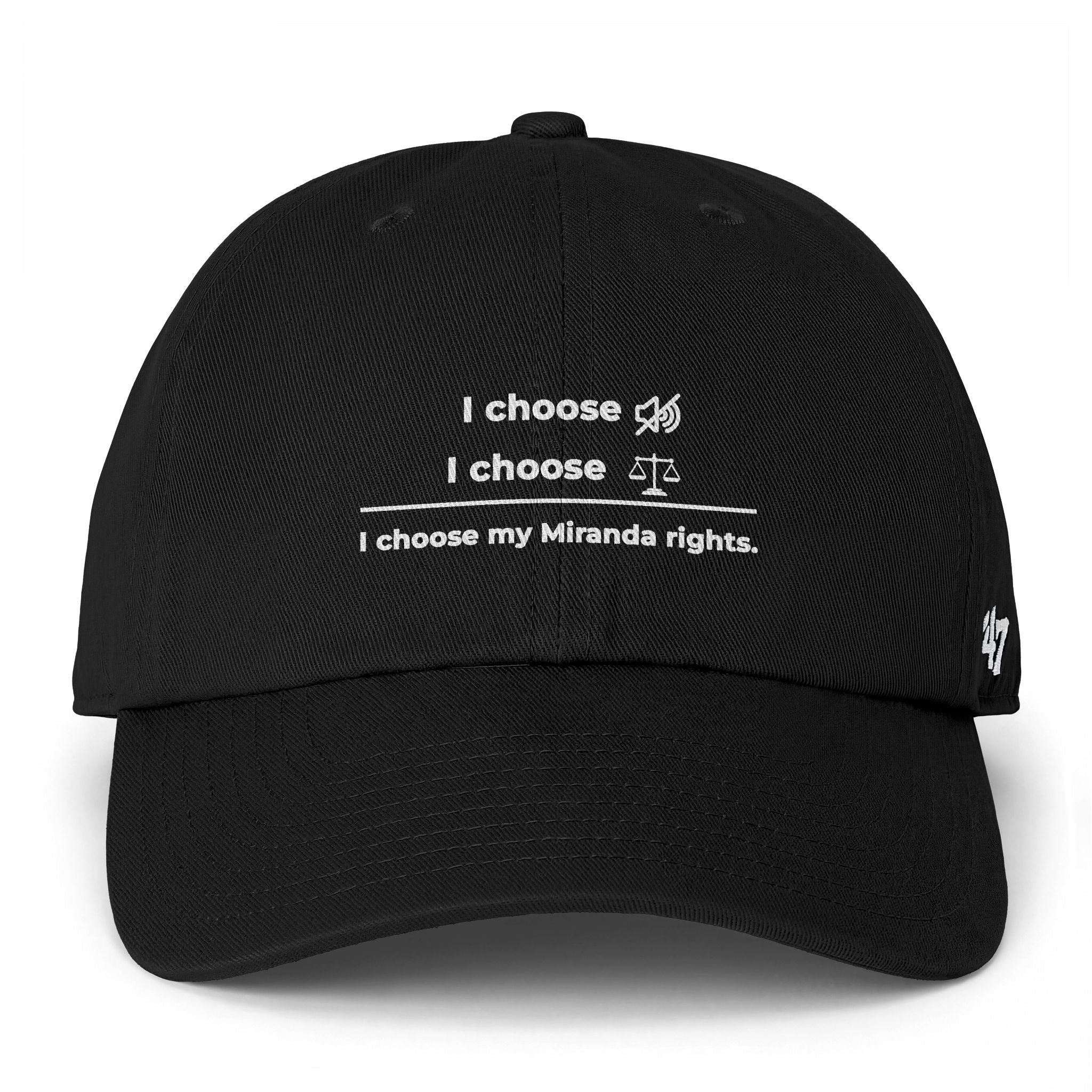 LYNAS Civil Rights Hat know your rights cap adjustable protest apparel