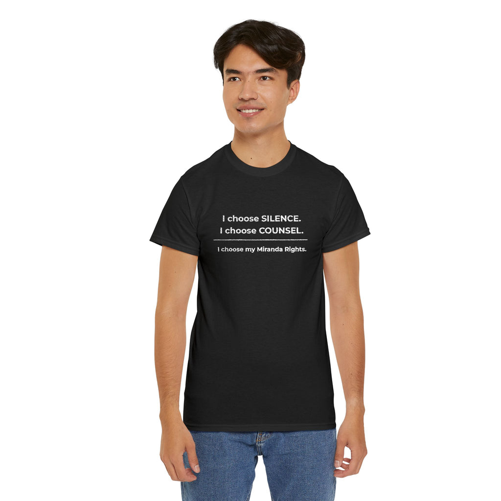 Know Your Rights Tee-embroidered