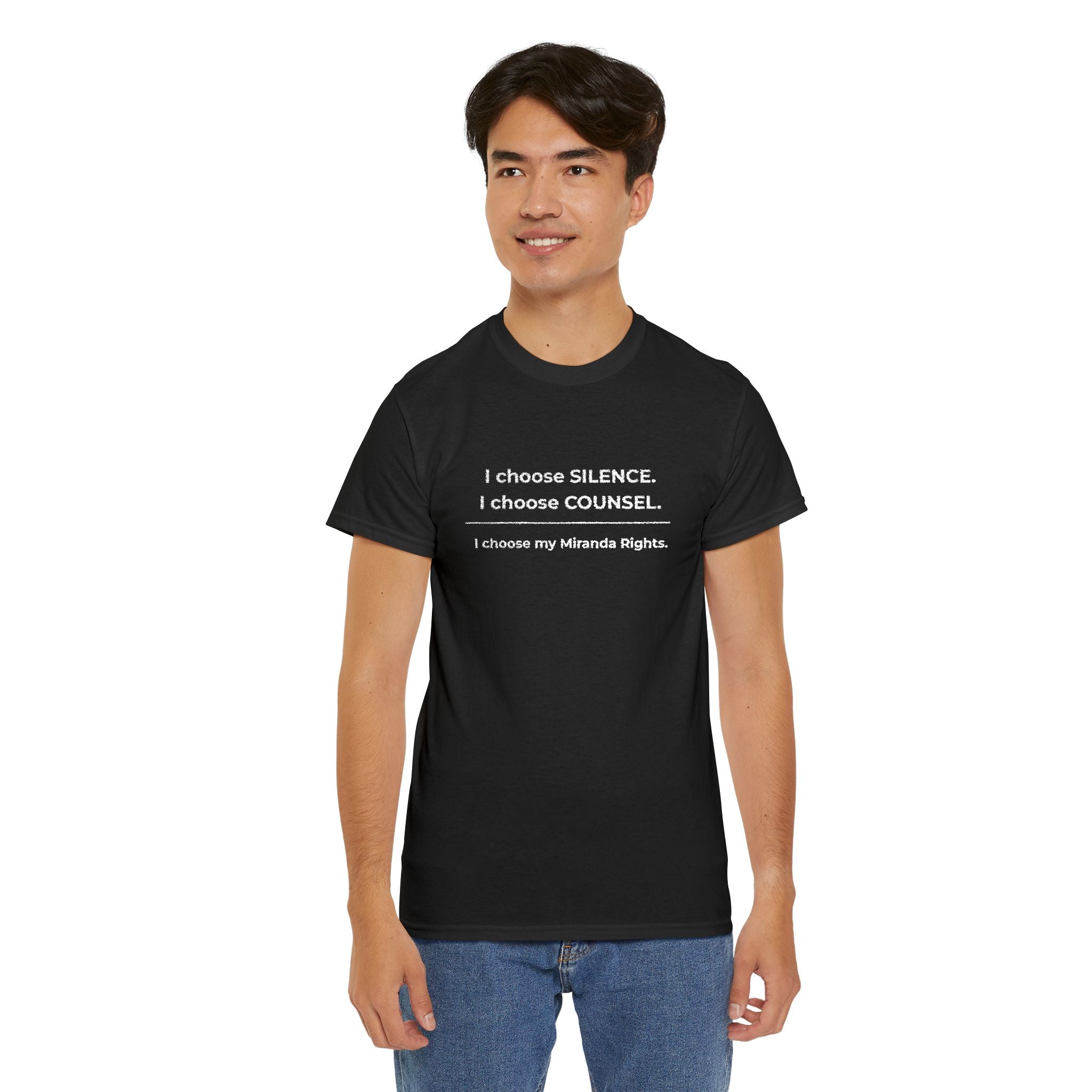 Know Your Rights Tee-embroidered