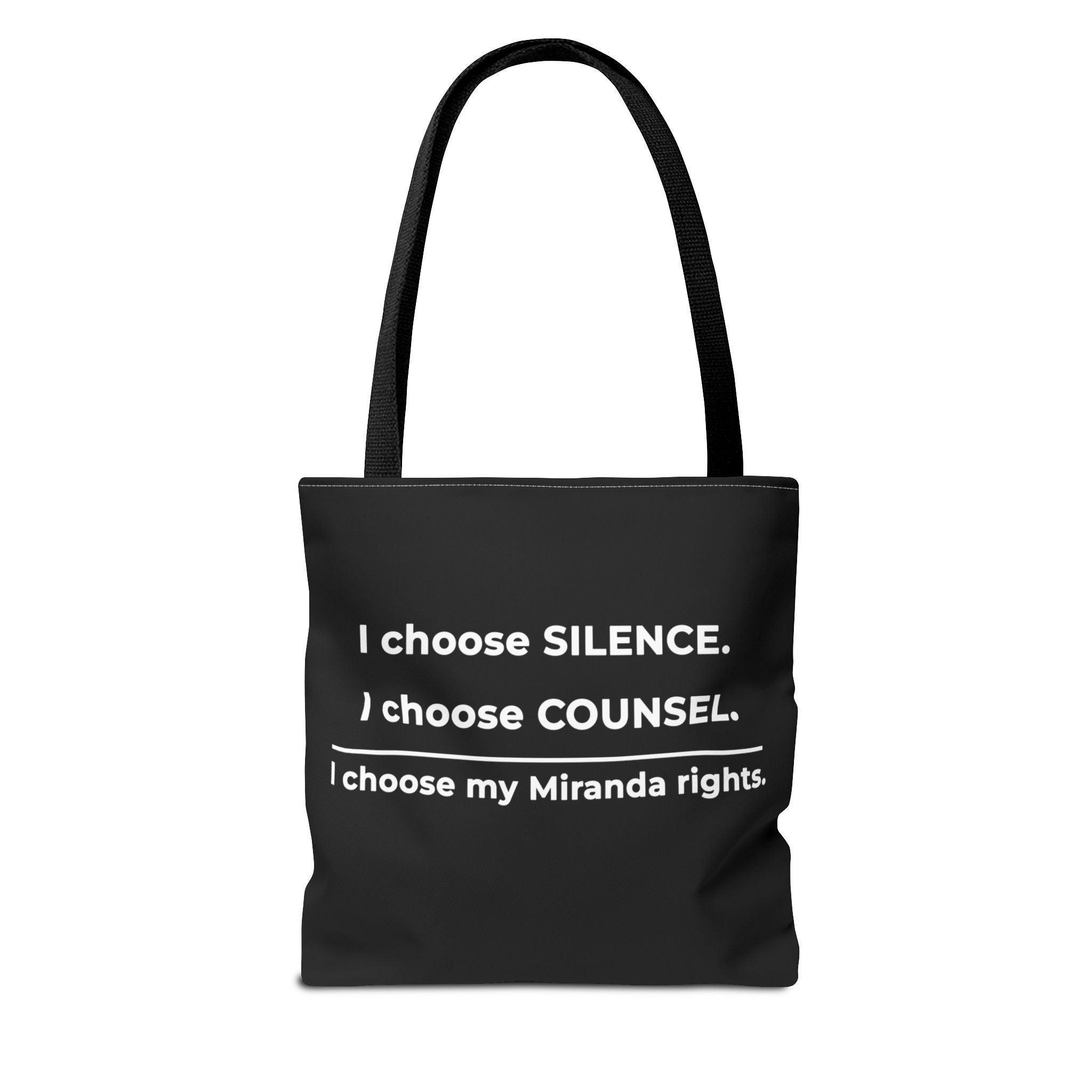 LYNAS Know Your Rights Tote Bag reusable civil rights protest carry bag